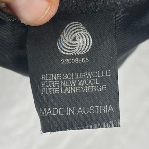 Lodenfrey Wool Boho Lagenlook Midi Length Skirt Charcoal Earthy Natural sz 10 - Picture 4 of 7